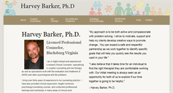 Desktop Screenshot of harveybarkerphd.com